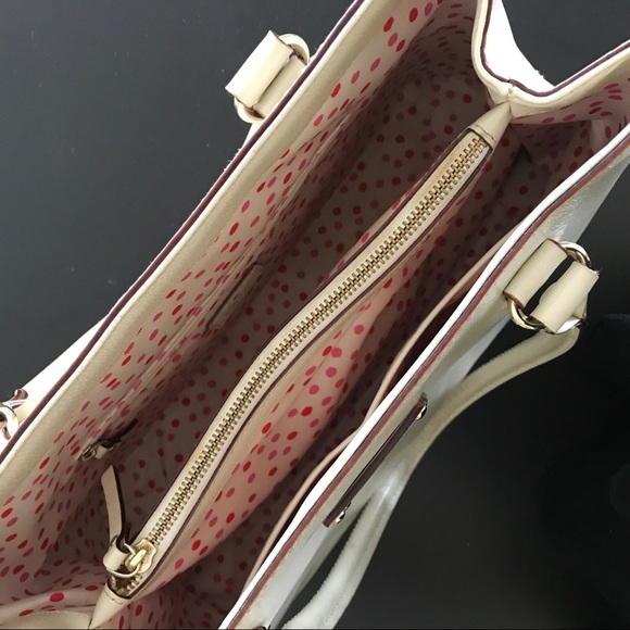 Kate Spade Ivory Leather Satchel - Picture 3 of 8